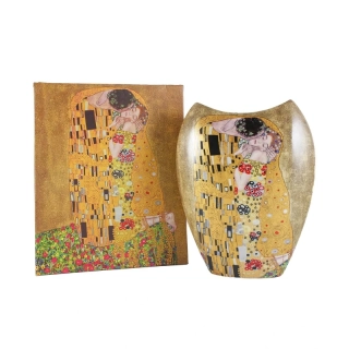 Váza s motívom od G. Klimt