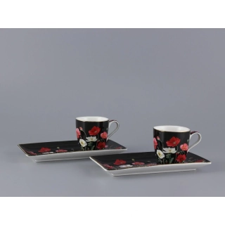 Set šálok na espresso pre dvoch