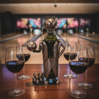 Stojan na víno bowling